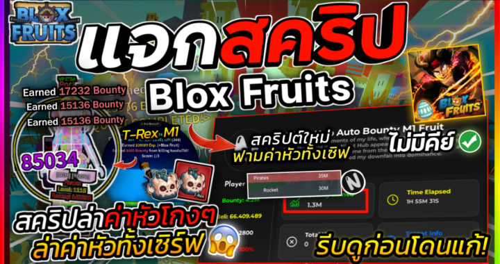 BloxFruits SCRIPT – Night HUB *ล่าค่าหัว M1*