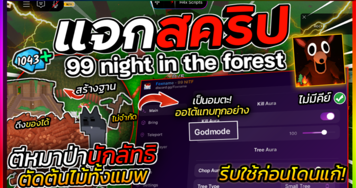 99Night in the forest – Foxname HUB (No KEY)