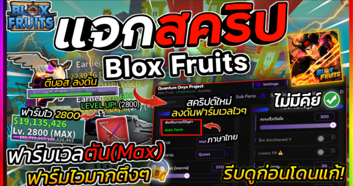 Blox Fruits – Quantum HUB TH (No KEY)