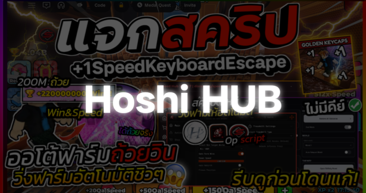 +1 Speed Keyboard Escape – Hoshi HUB